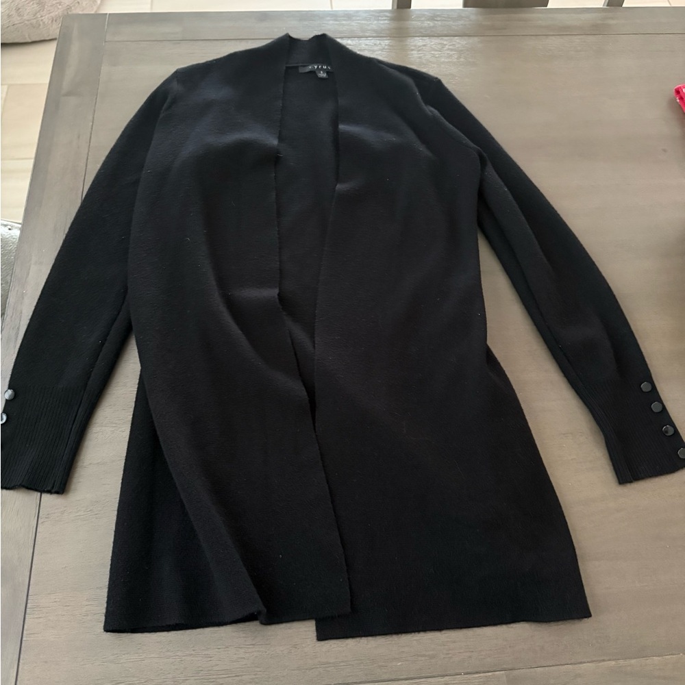 Elegant Black Women's Cardigan